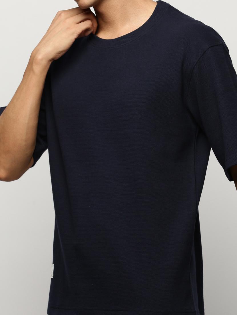 men round neck solid co-ord set - 20325254 - Standard Image - 5