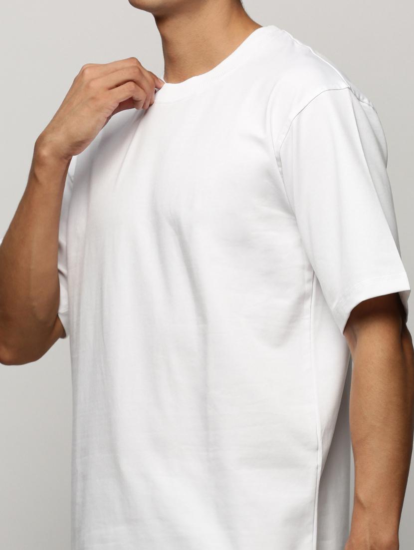 men round neck solid co-ord set - 20325257 - Standard Image - 5
