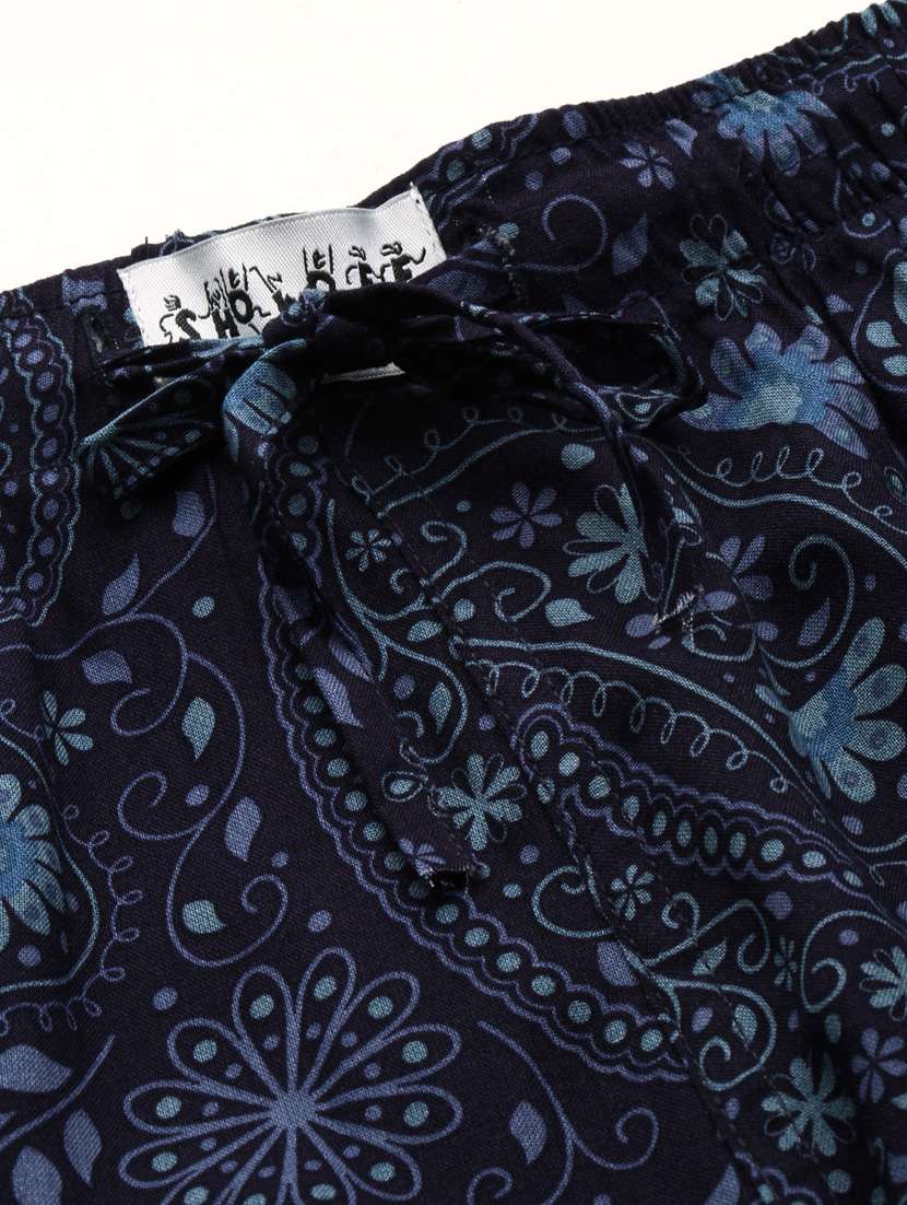 blue paisley print co-ord set - 20325311 -  Standard Image - 8