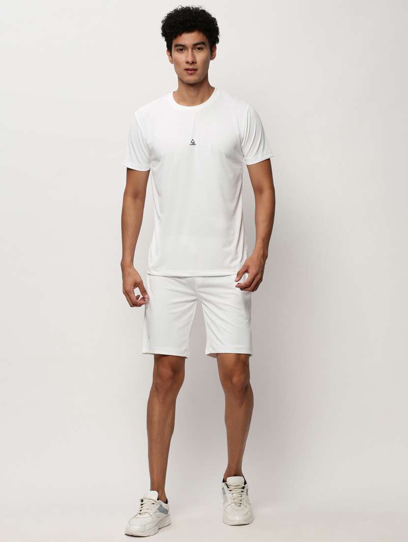 men round neck shorts & t-shirt co-ord set - 20325317 - Zoom Image - 0
