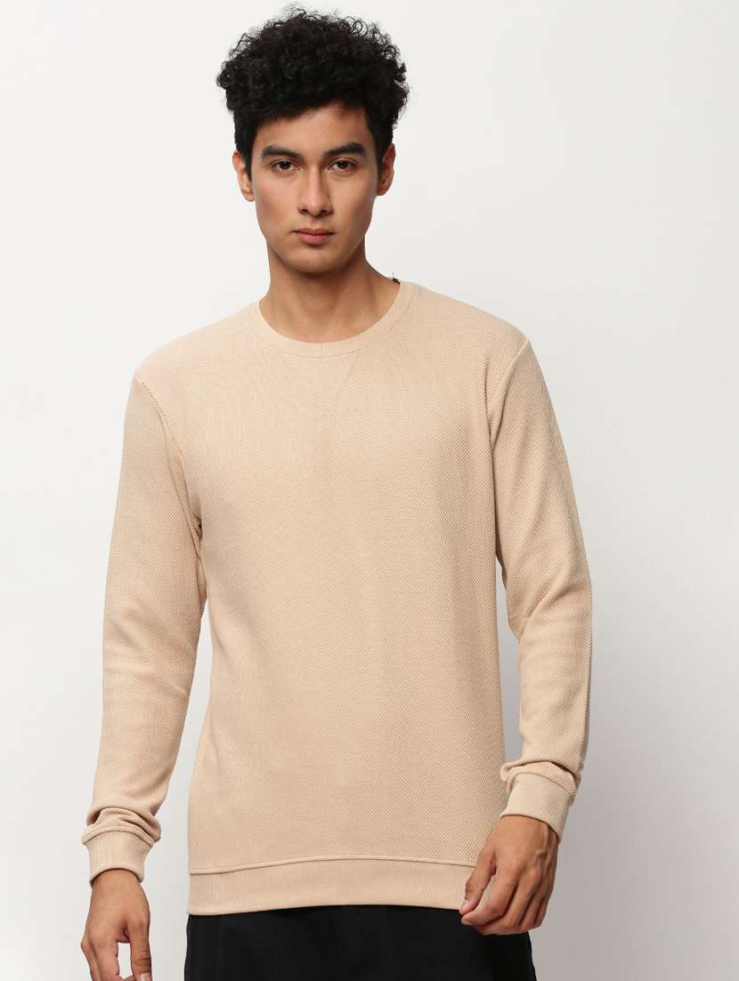 mens plain sweatshirt - 20325338 -  Zoom Image - 0