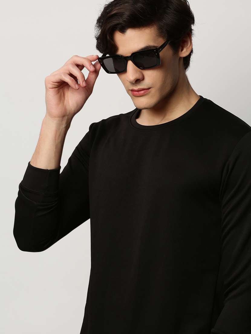 mens plain sweatshirt - 20325342 - Standard Image - 3