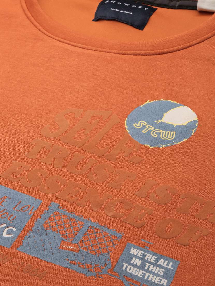 mens front print sweatshirt - 20325366 -  Standard Image - 5