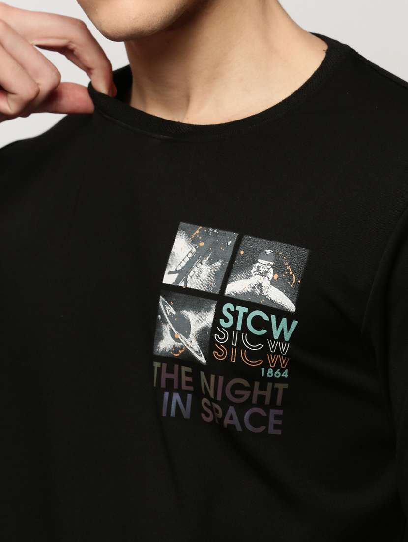 men long sleeves front & back printed sweatshirt  - 20325371 -  Standard Image - 5