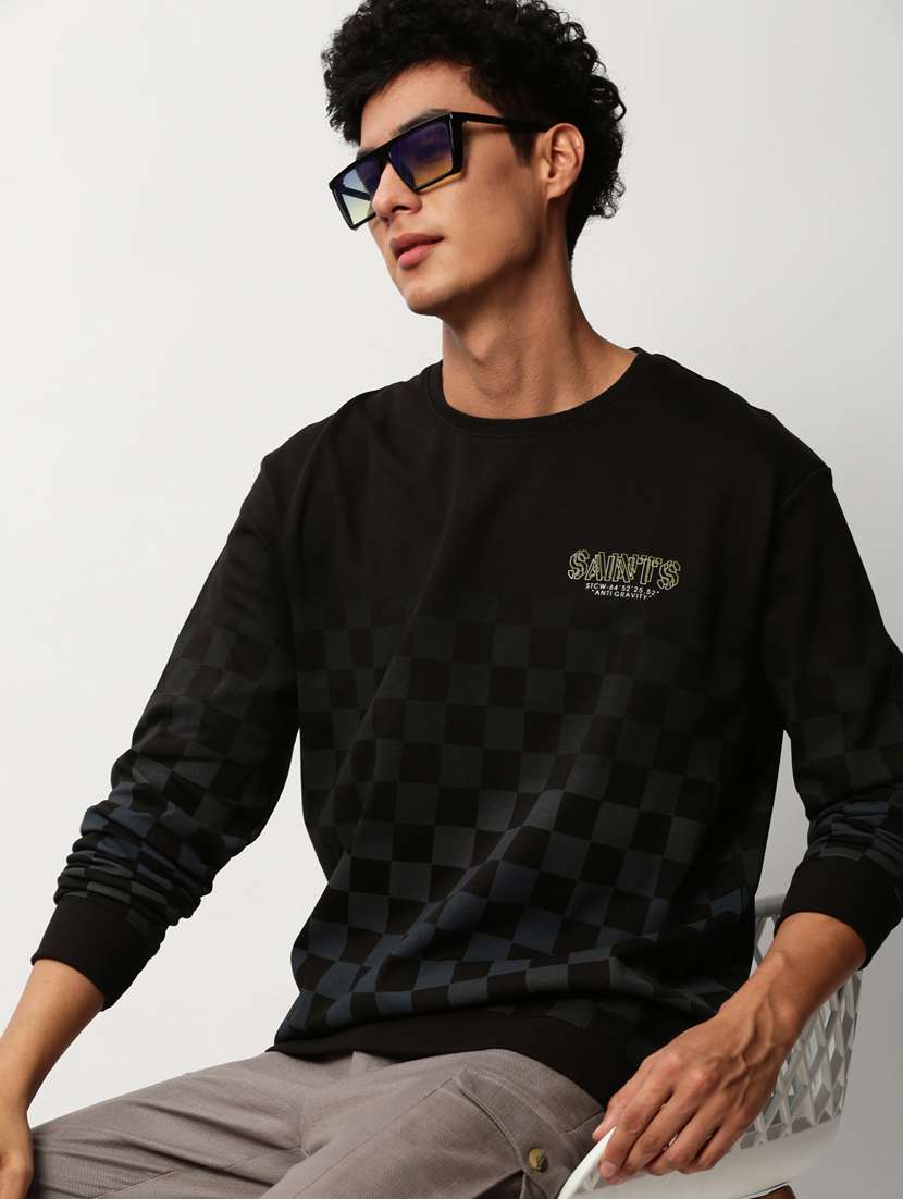 mens all over print sweatshirt - 20325379 -  Standard Image - 3