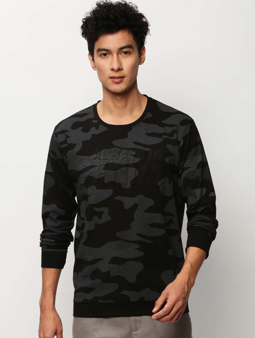 mens plain sweatshirt - 20325380 -  Zoom Image - 0