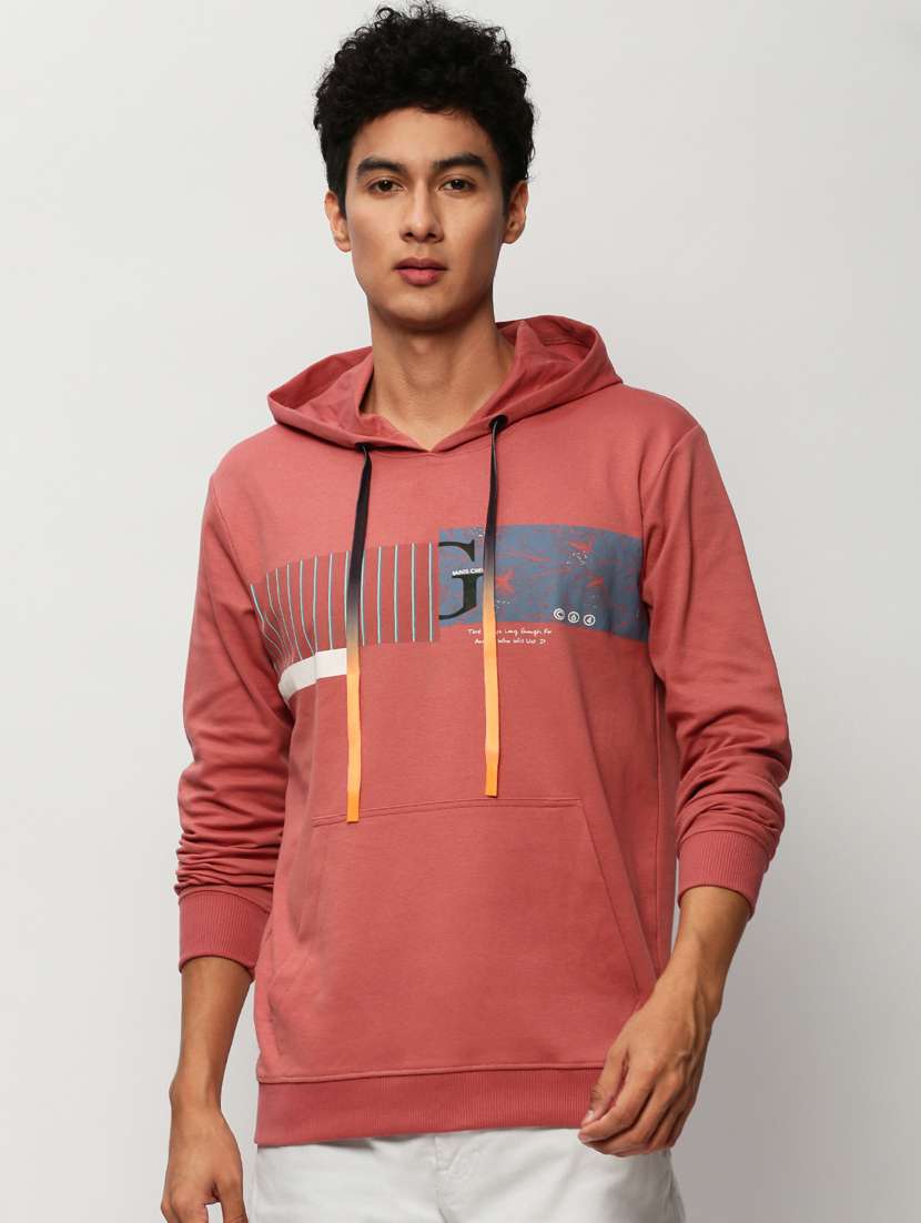 mens chest print sweatshirt