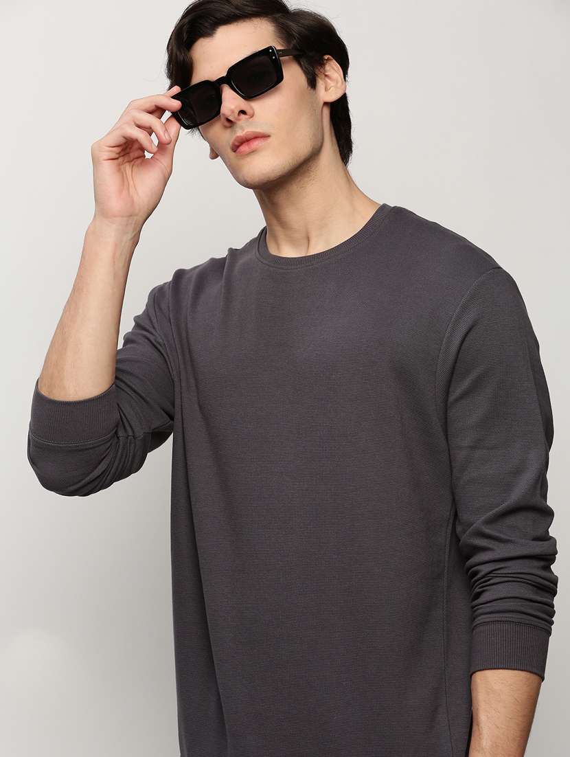 mens plain sweatshirt - 20325389 -  Standard Image - 3