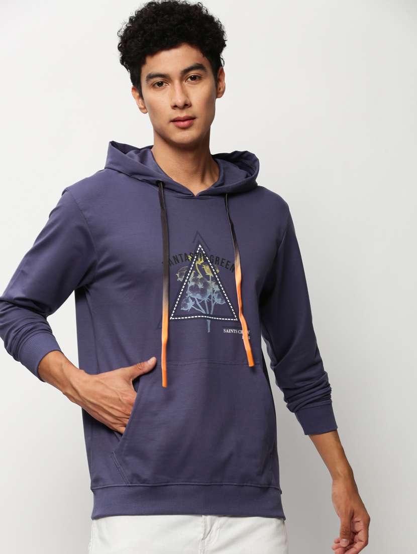 mens front print sweatshirt