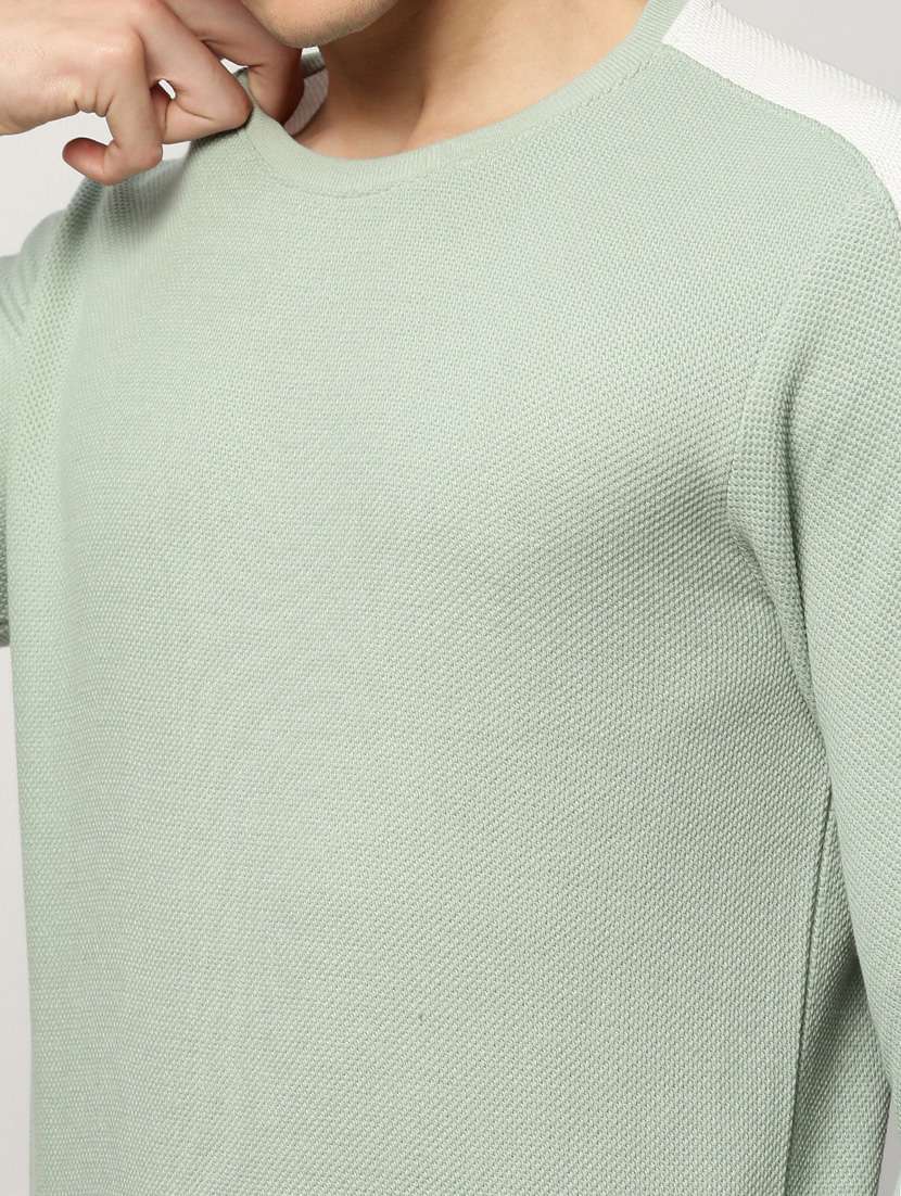 mens color block sweatshirt - 20325402 -  Standard Image - 5