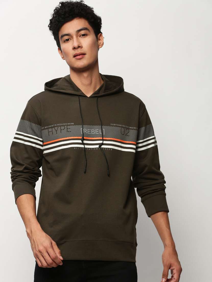 mens striped sweatshirt