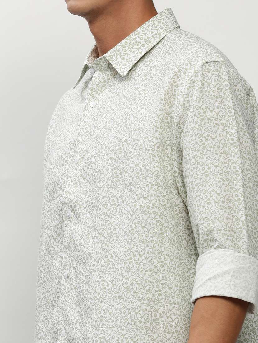 mens florals casual shirt - 20325426 -  Standard Image - 5