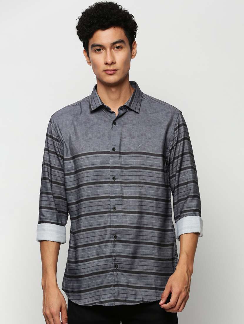 mens stripes casual shirt - 20325432 -  Zoom Image - 0