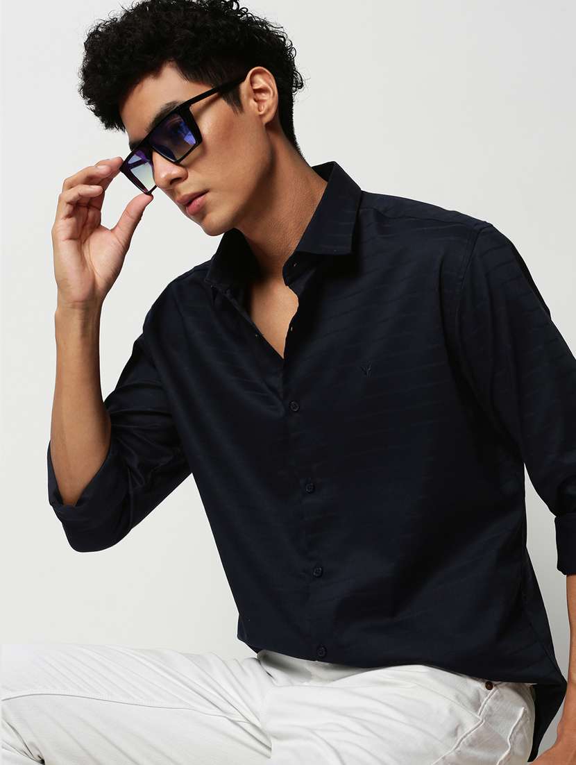 mens stripes casual shirt - 20325445 -  Standard Image - 3