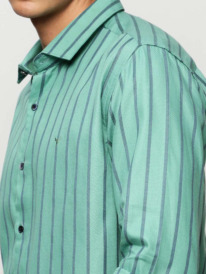 mens stripes casual shirt - 20325461 -  Standard Image - 5