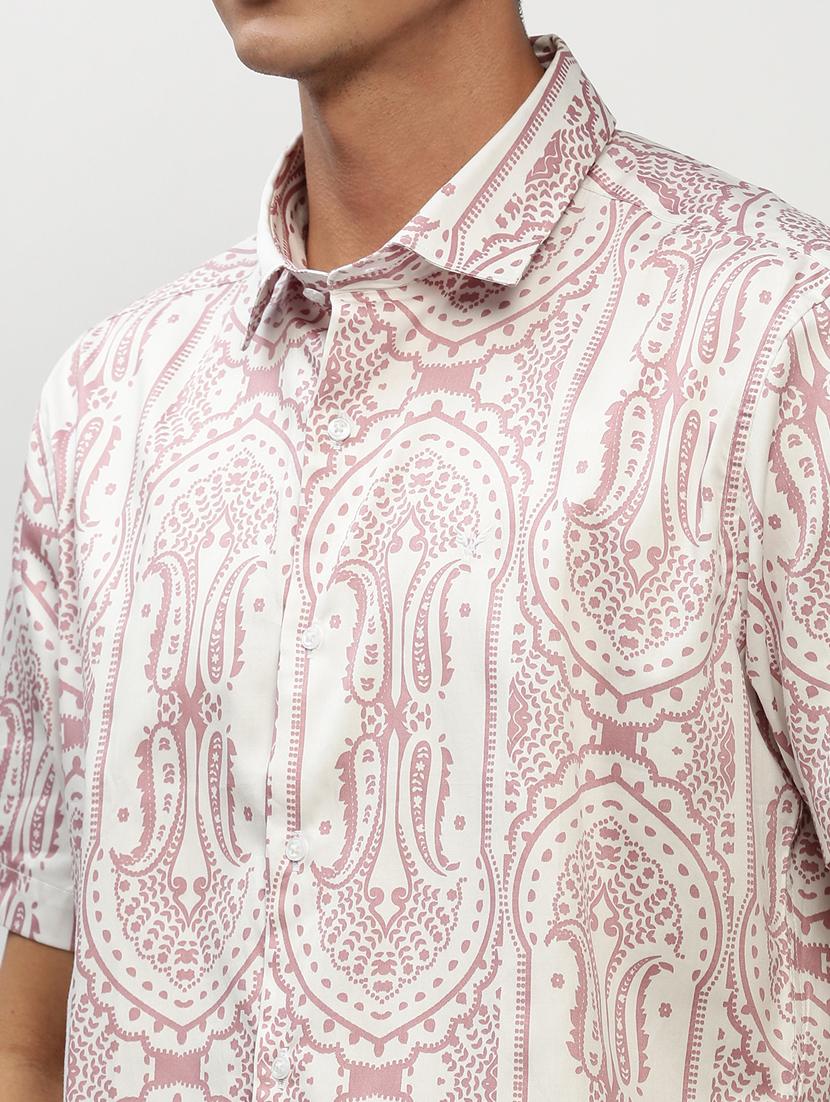 mens paisley casual shirt - 20325466 - Standard Image - 5