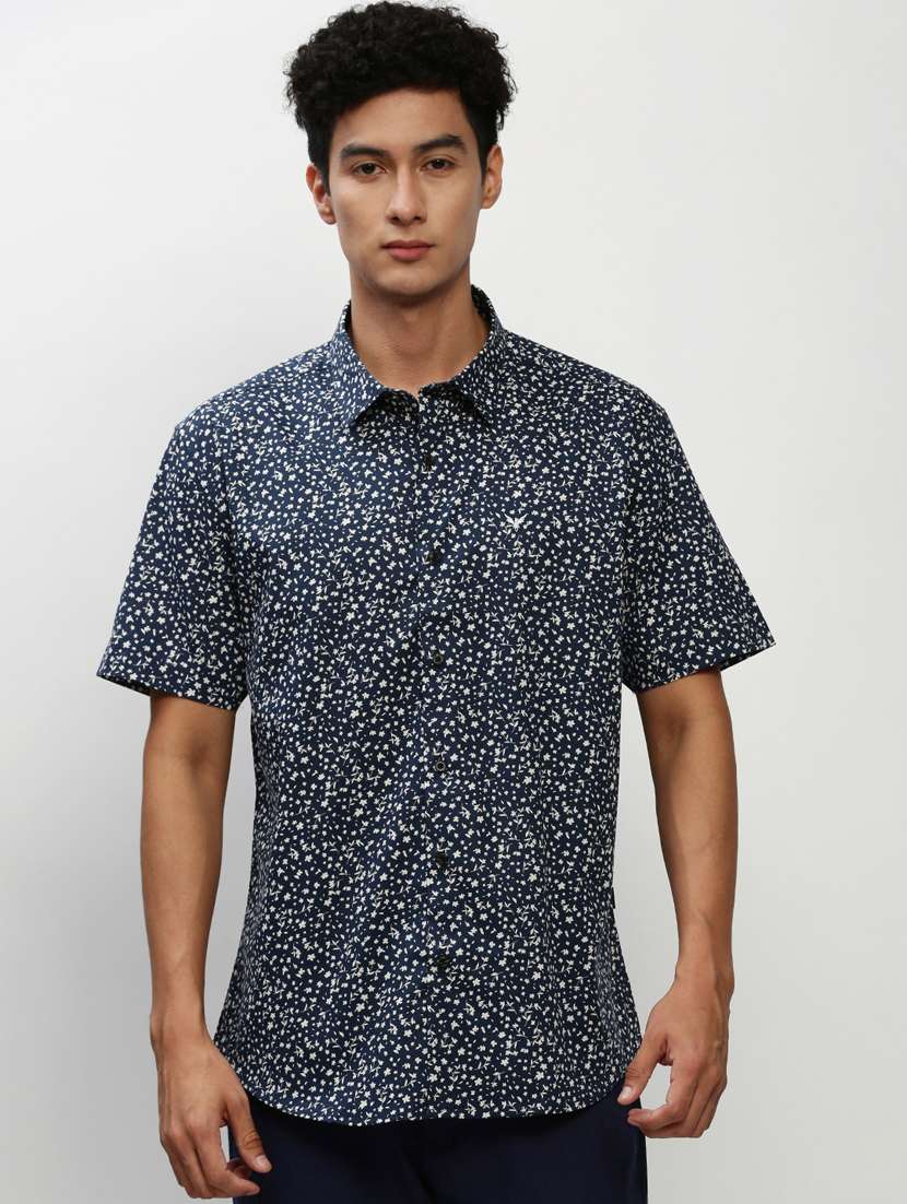 mens polka dots casual shirt