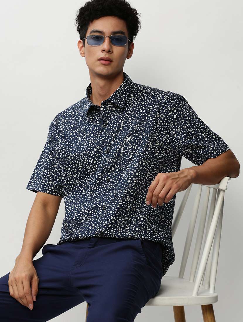 Mens Polka Dots Casual Shirt - 20325475 -  Standard Image - 3