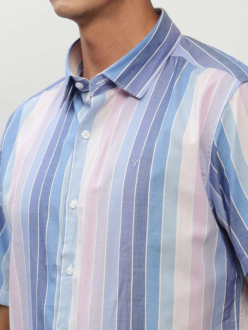 mens stripes casual shirt - 20325499 -  Standard Image - 5