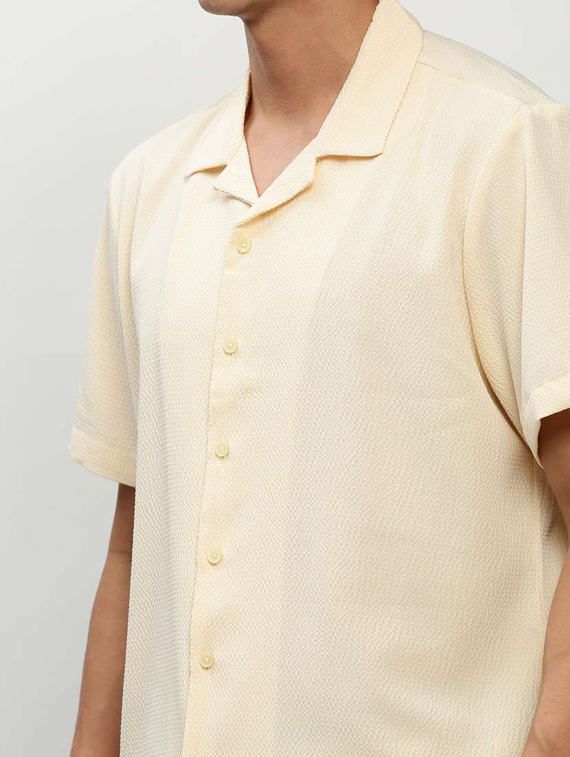 mens solid casual shirt - 20325519 - Standard Image - 5