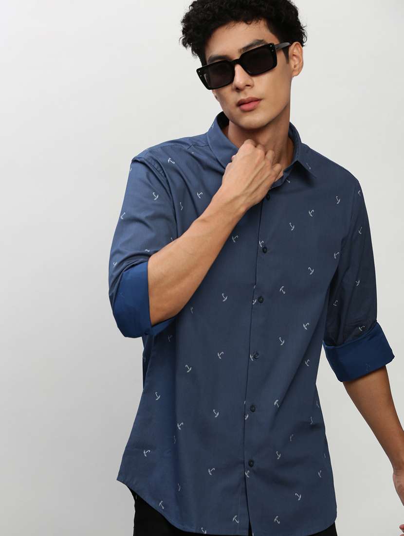 mens printed casual shirt - 20325523 -  Standard Image - 3