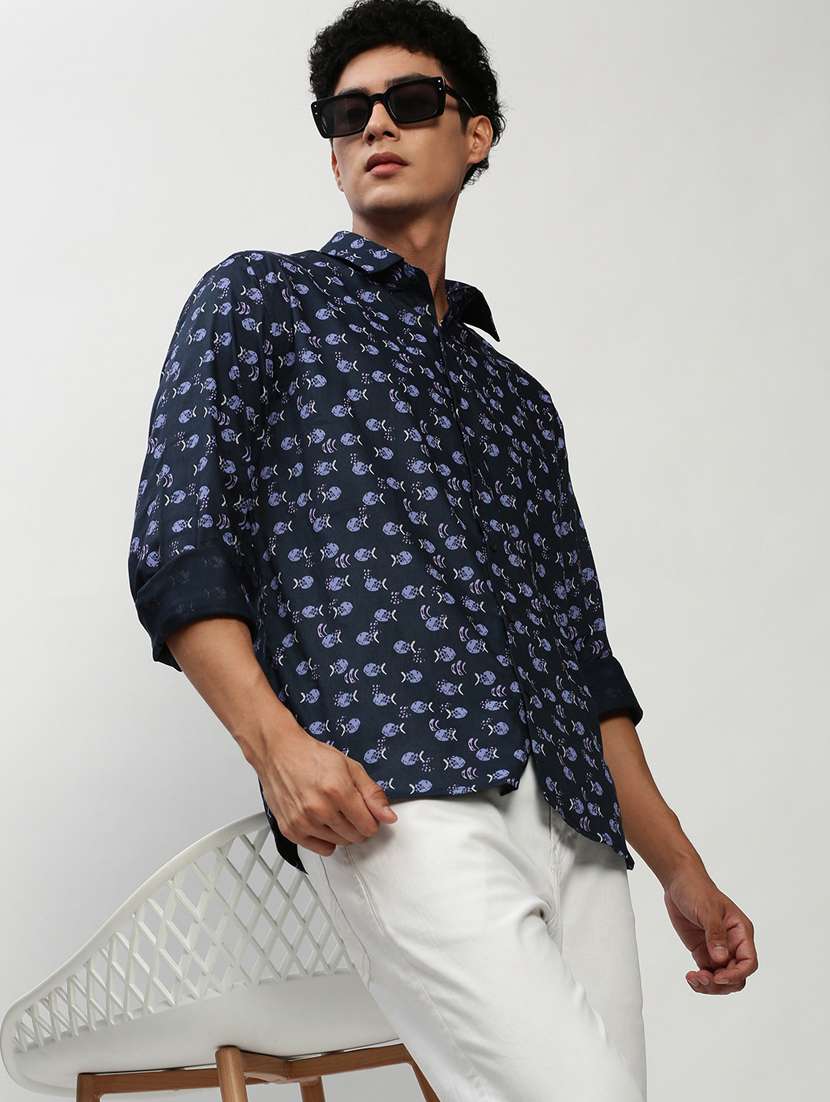 mens quirky casual shirt - 20325525 -  Standard Image - 3