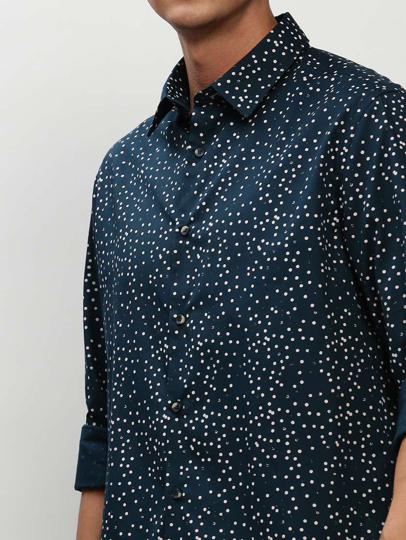 mens polka dots casual shirt - 20325527 -  Standard Image - 5