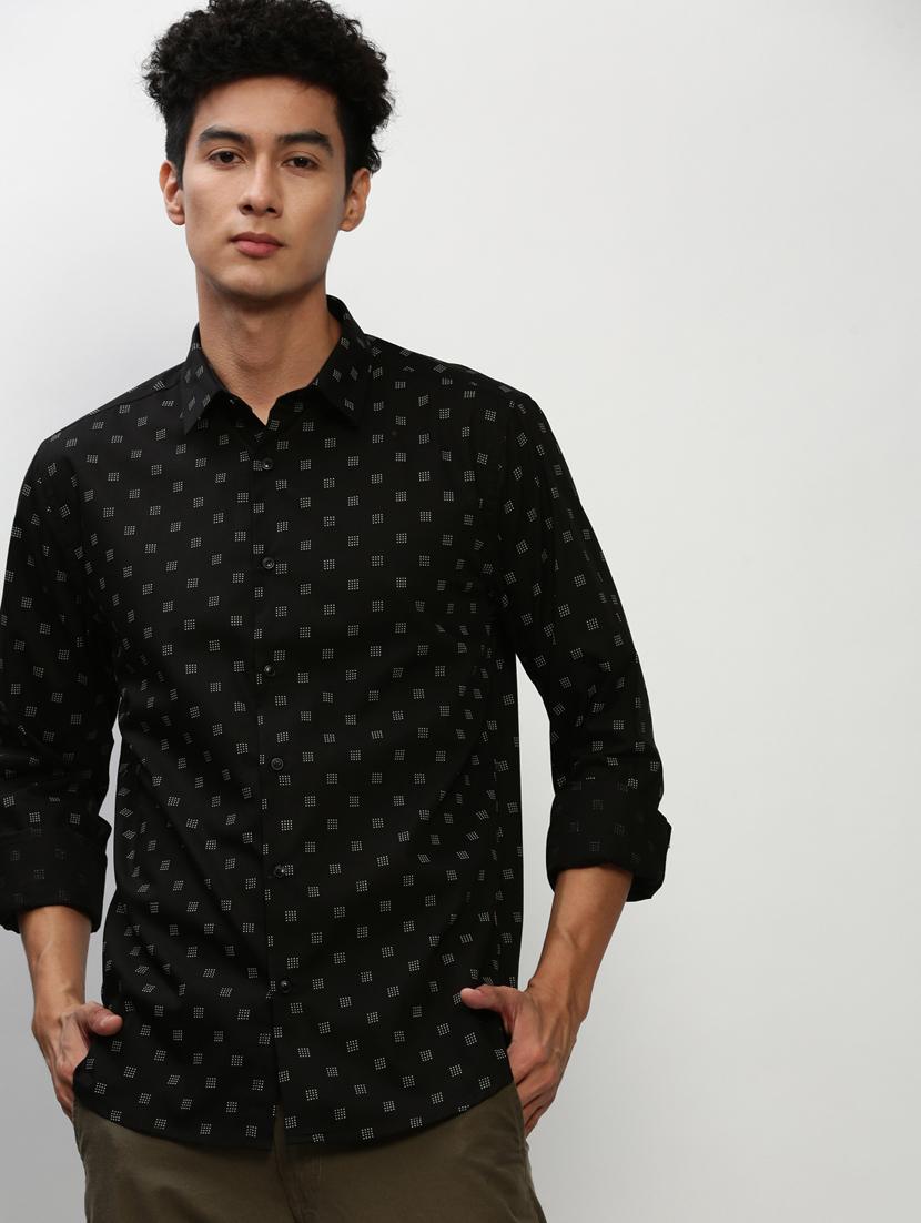 mens geometric casual shirt - 20325528 - Zoom Image - 0