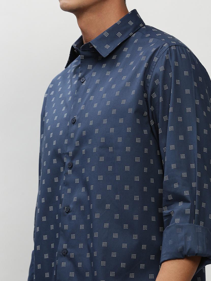 mens geometric casual shirt - 20325529 - Standard Image - 5