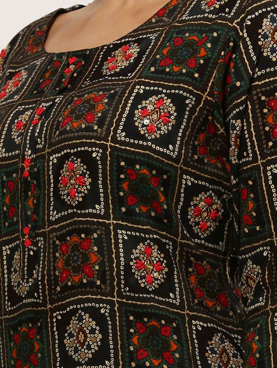 multi colored straight kurta - 20325603 - Standard Image - 3