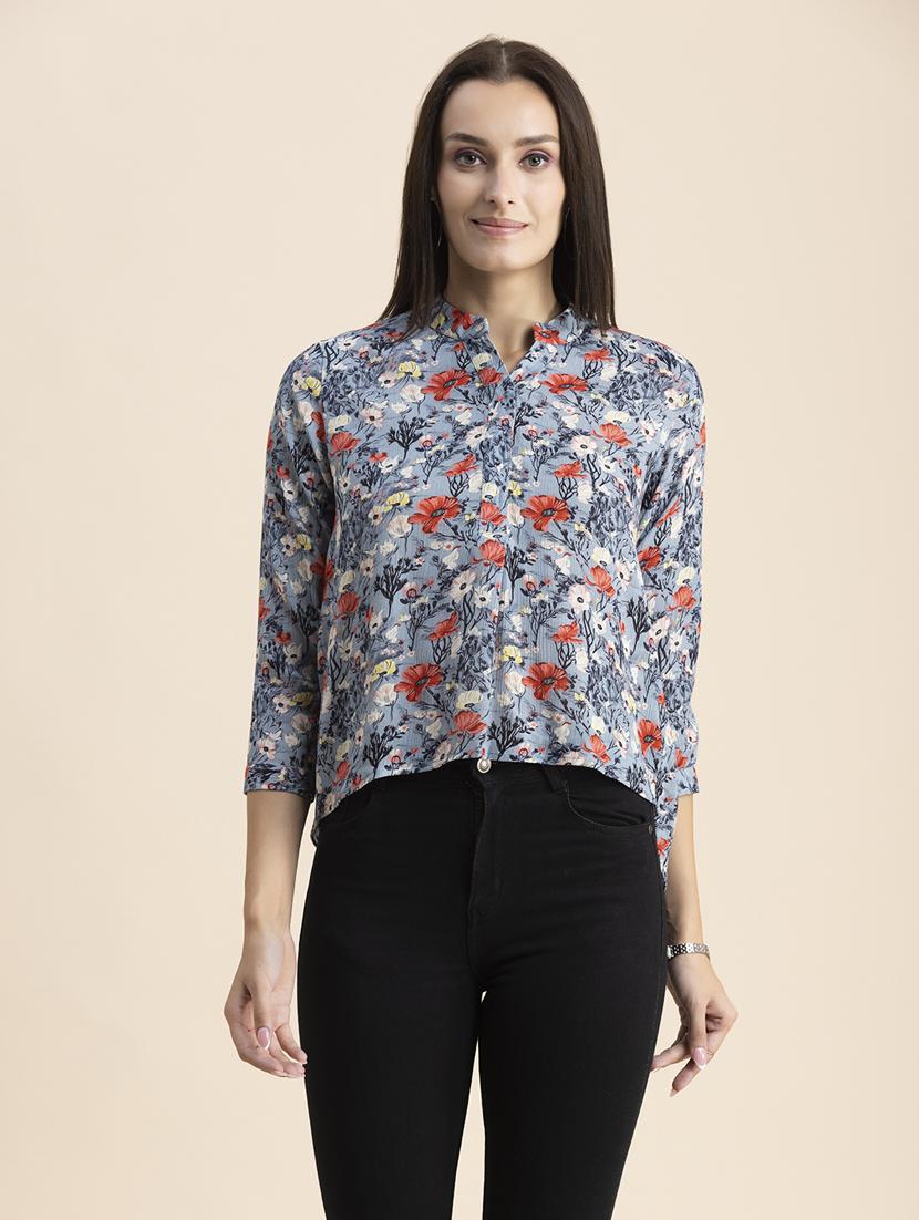 purist blue floral high low top - 20325816 -  Zoom Image - 0
