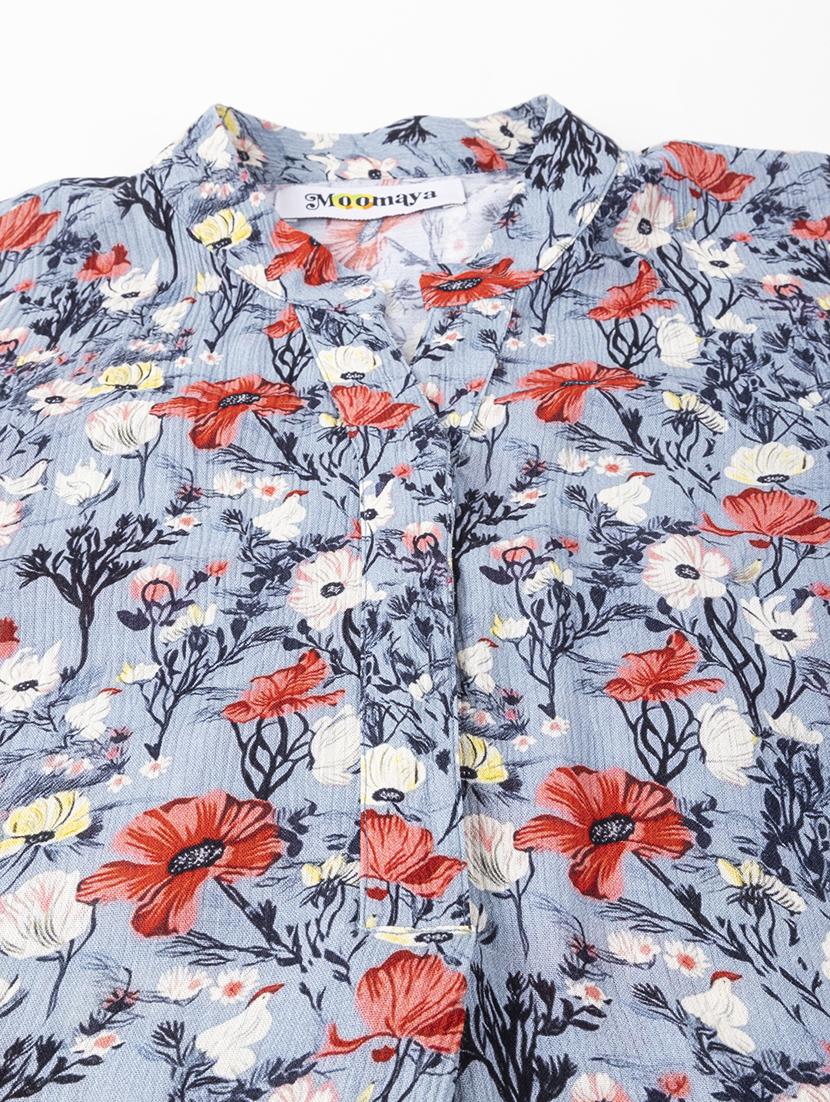 purist blue floral high low top - 20325816 - Standard Image - 5