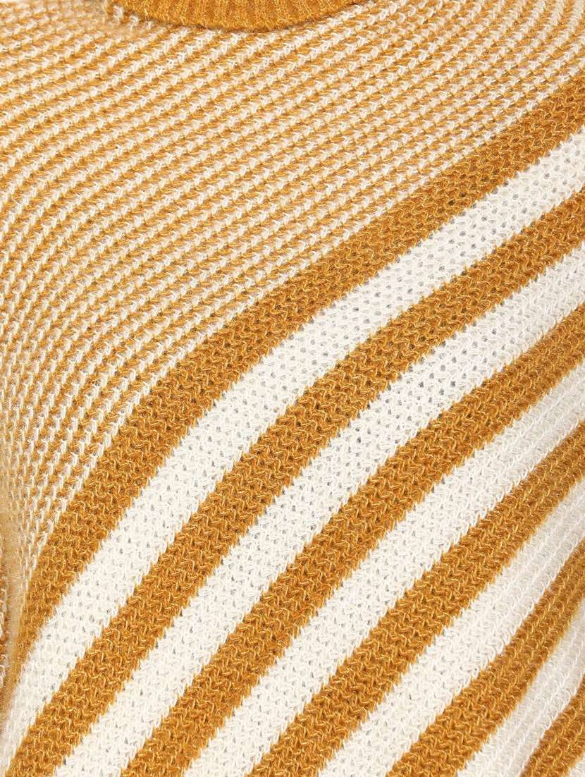yellow wool poncho - 20327704 - Standard Image - 3