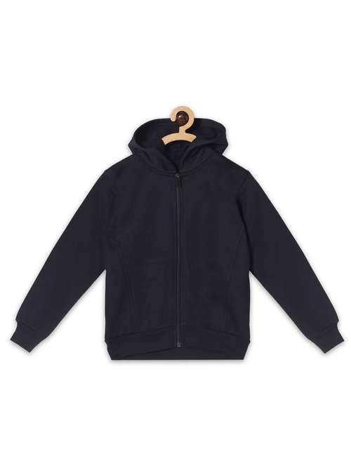 plain hood neck sweatshirt