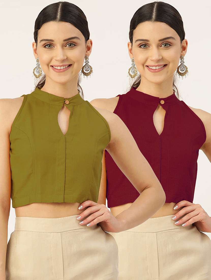 pack of 2 solid sleeveless blouse - 20330186 -  Zoom Image - 0