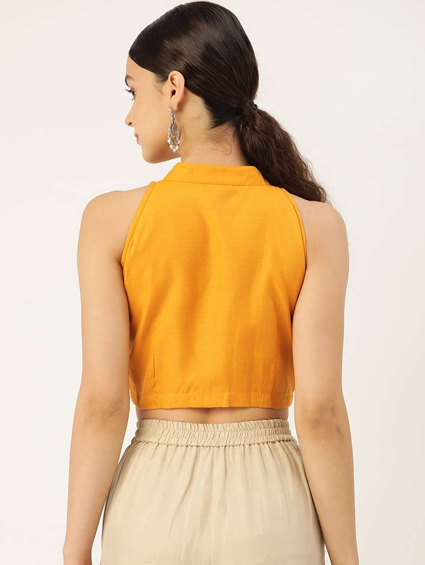 women pack of 2 solid blouses - 20330219 -  Standard Image - 3