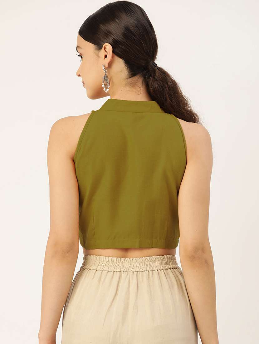 women pack of 2 solid blouses - 20330246 -  Standard Image - 3