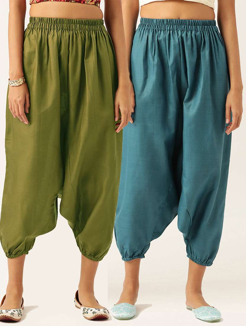 pack of 2 multi colored harem pant 