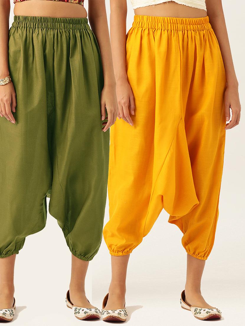 pack of 2 multi colored harem pant - 20331365 - Zoom Image - 0
