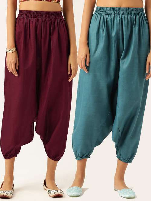 pack of 2 multi colored harem pant  - 20331374 -  Standard Image - 0