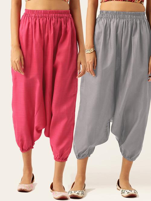 pack of 2 multi colored harem pant - 20331377 - Standard Image - 0
