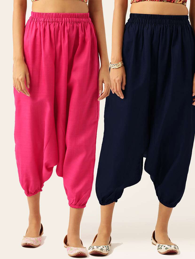 pack of 2 multi colored harem pant 