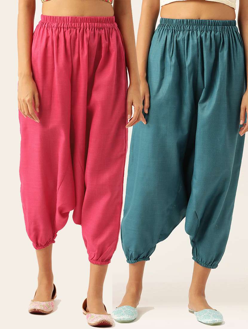 pack of 2 multi colored harem pant 