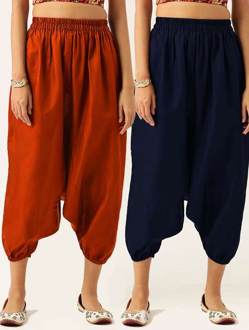 pack of 2 multi colored harem pant  - 20331386 -  Standard Image - 0