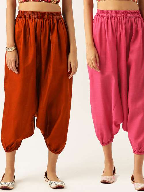 pack of 2 multi colored harem pant  - 20331387 -  Standard Image - 0