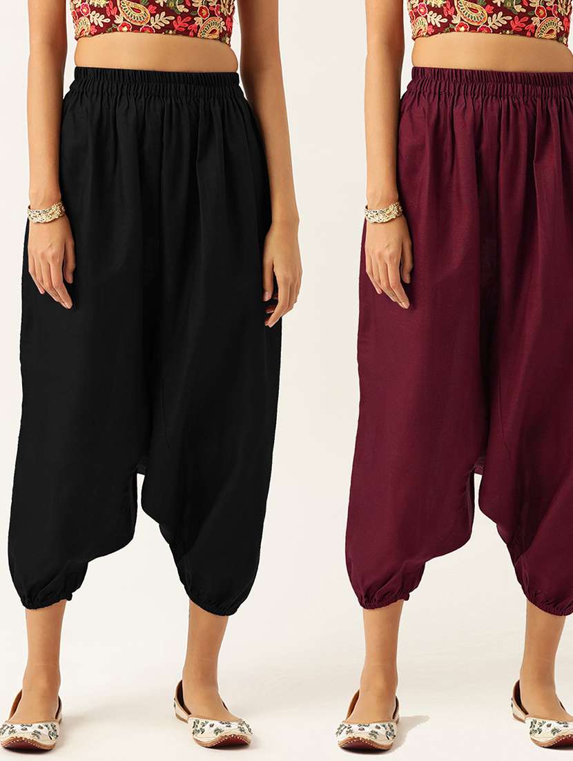pack of 2 multi colored harem pant  - 20331388 -  Zoom Image - 0
