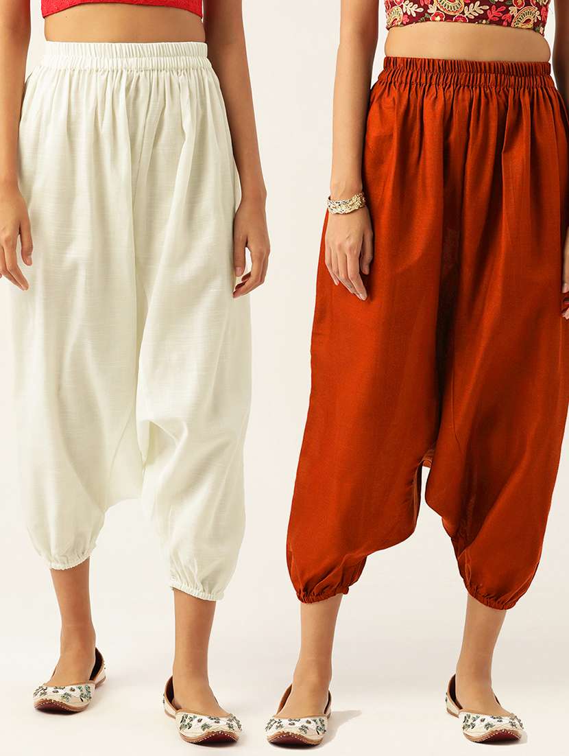 pack of 2 multi colored harem pant 