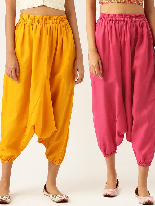pack of 2 multi colored harem pant  - 20331414 -  Standard Image - 0