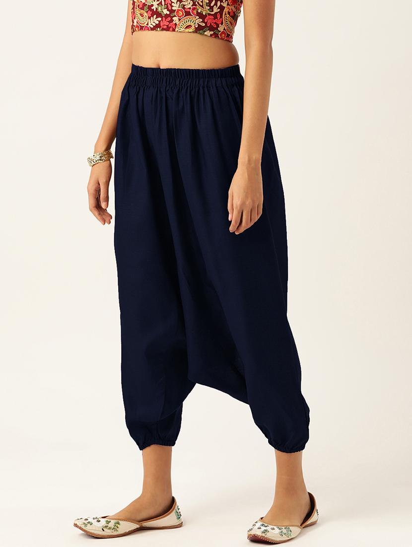 combo of 2 multi color cotton harem trouser - 20331477 - Standard Image - 3
