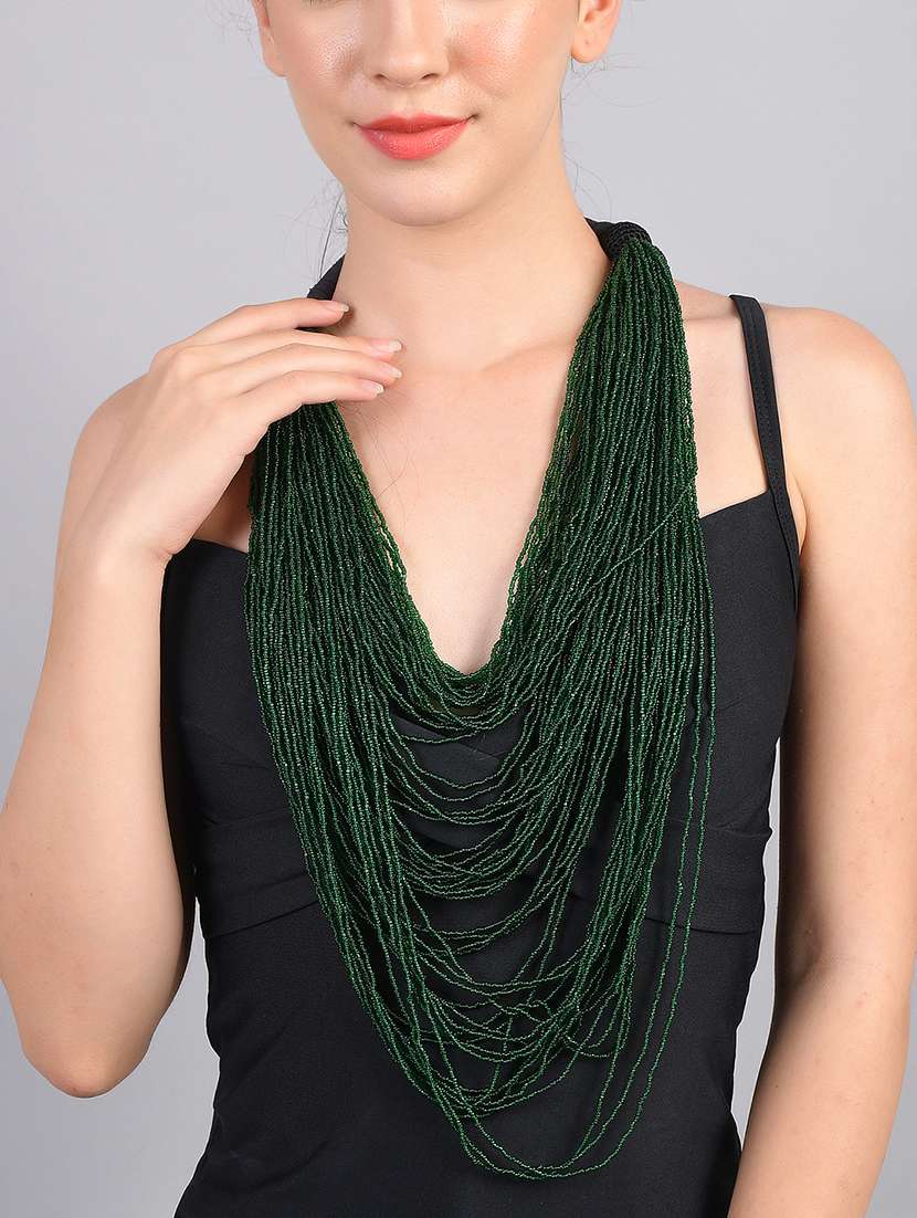 women long beaded handcrafted necklace - 20331696 -  Standard Image - 5